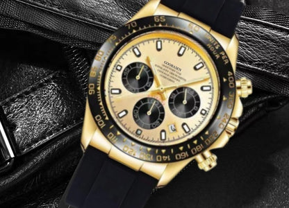 Orologio uomo stile meccanico calendario