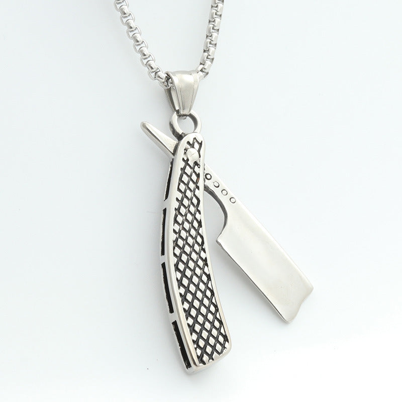 Collana ciondolo punk