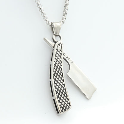Collana ciondolo punk