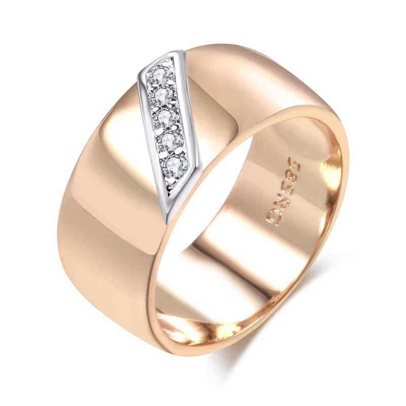 Anello zircone semplice