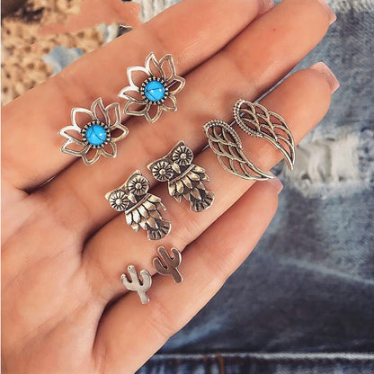 Orecchini cristallo boho