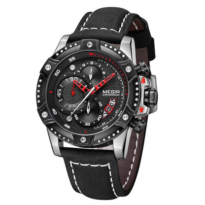 Orologio casual in pelle