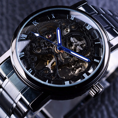 Orologio meccanico retrò numeri romani
