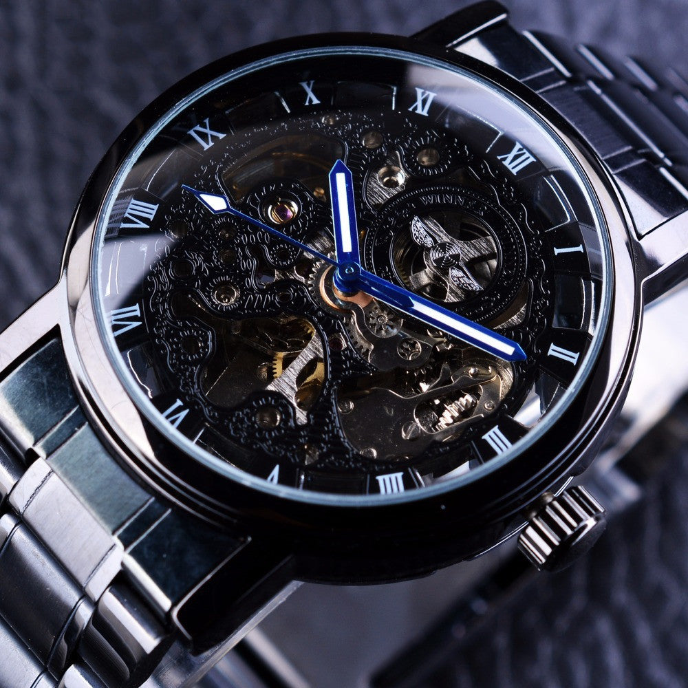 Orologio meccanico retrò numeri romani