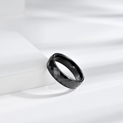Anello ceramica rombo
