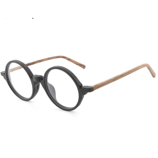 Occhiali retrò effetto legno