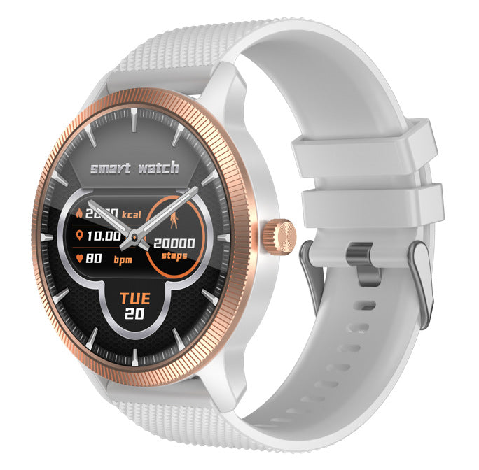 Smartwatch rotondo con notifiche
