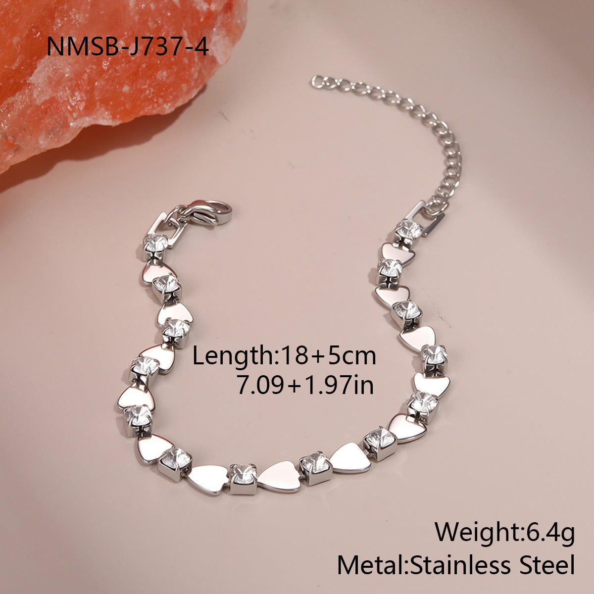 Bracciale zircone colorato