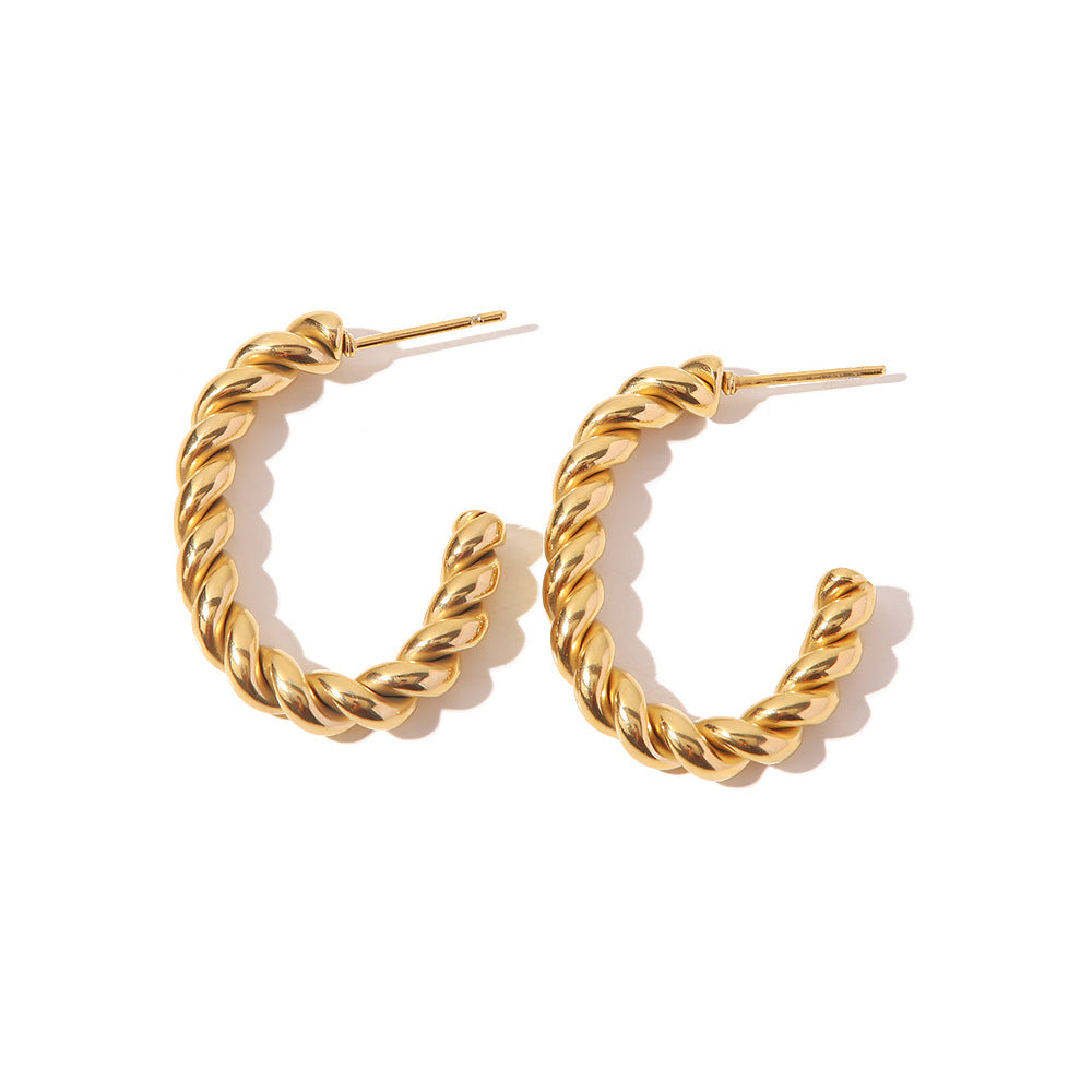 Orecchini Twist Geometrici