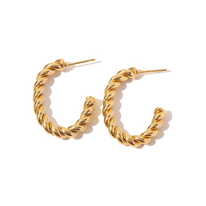 Orecchini Twist Geometrici