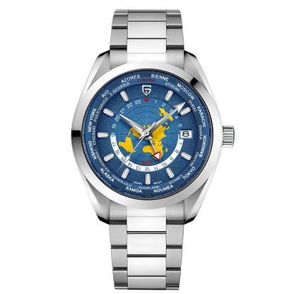 Orologio meccanico GMT