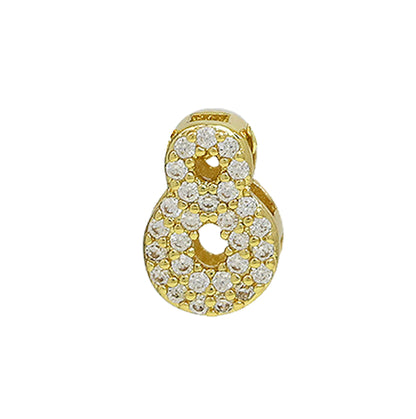 Ciondolo zircone ottone