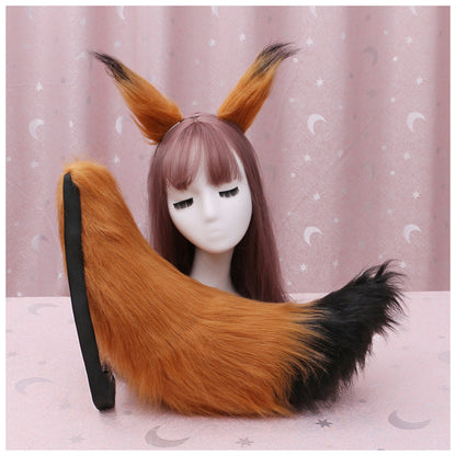 Cerchietto orecchie peluche