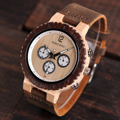 Orologio legno analogico classico