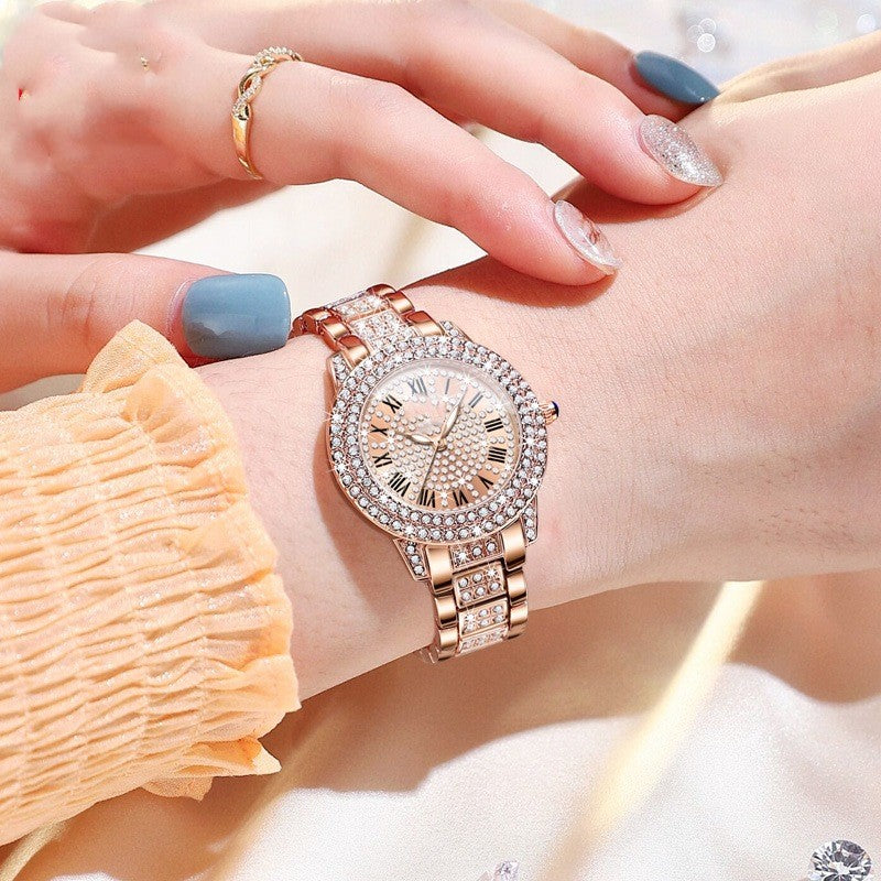 Orologio cristalli scintillante