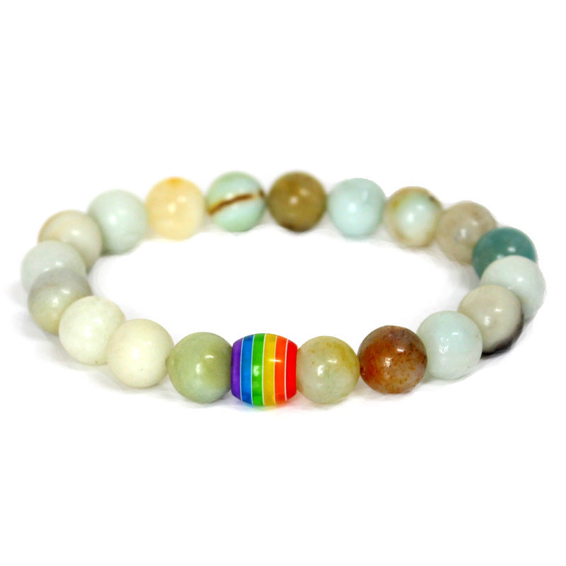 Bracciale arcobaleno coppia