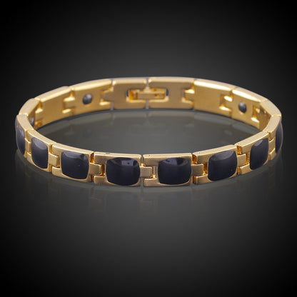 Braccialetto magnetico oro opale e turchese