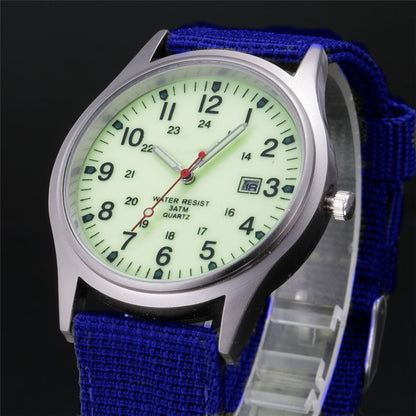 Orologio militare in tessuto