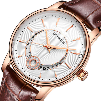 Orologio donna in pelle con calendario