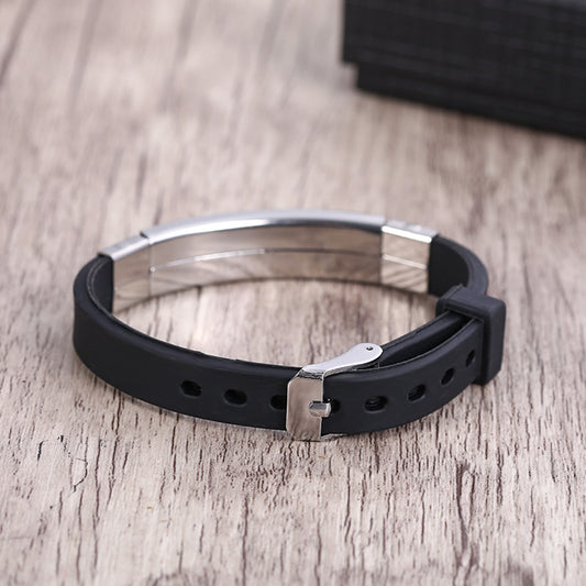 Bracciale geometrico in metallo