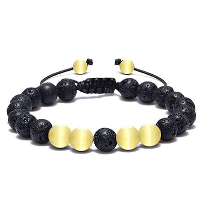 Bracciale occhio di gatto colorato