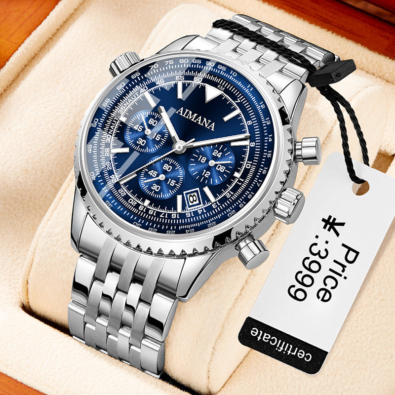 Orologio uomo cronografo al quarzo
