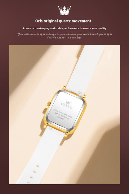 Orologio cinturino silicone da donna