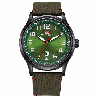 Orologio in pelle con calendario