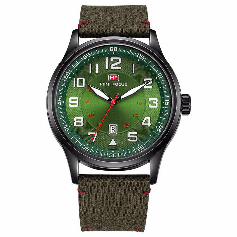 Orologio in pelle con calendario