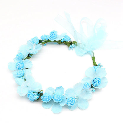 Corona floreale sposa