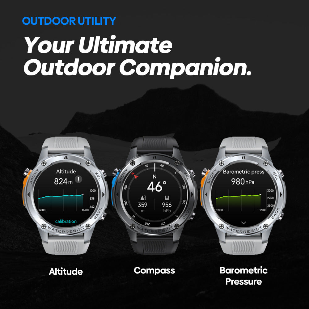 Smartwatch con GPS e altimetro