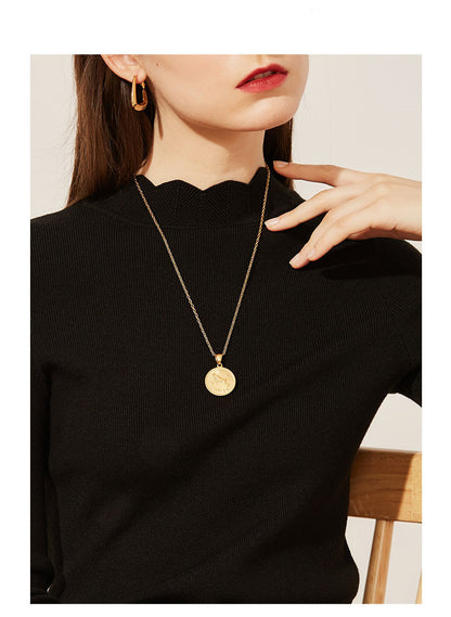 Collana zodiaco moneta