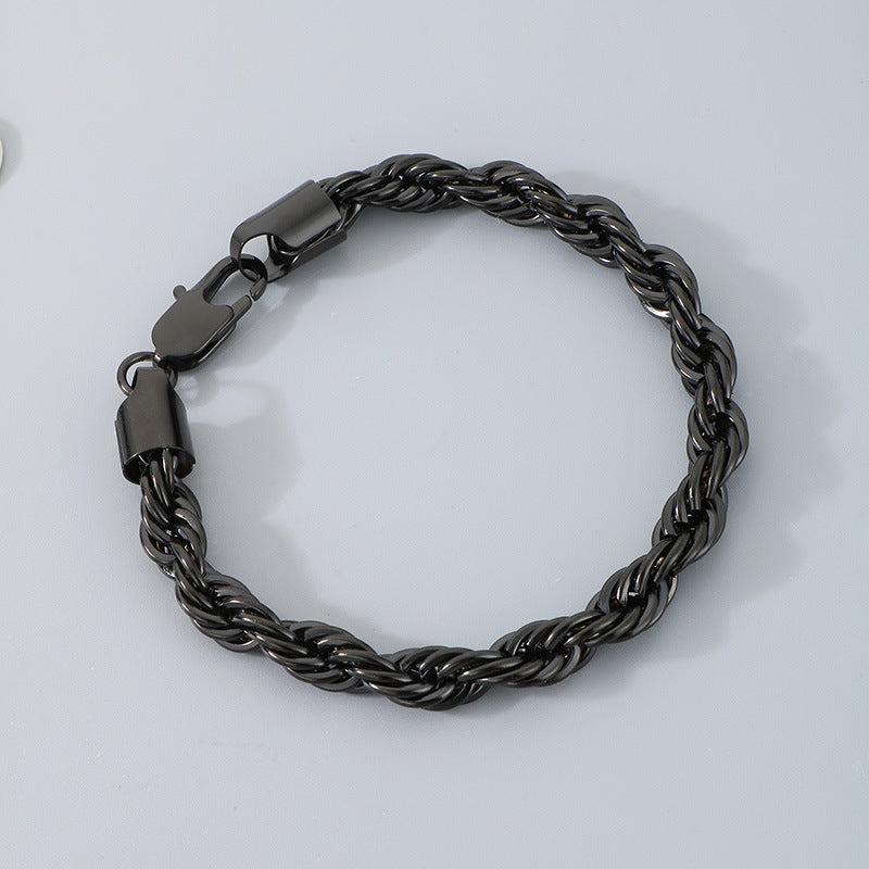 Bracciale catena intrecciata
