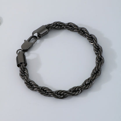 Bracciale catena intrecciata