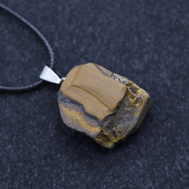 Pendente pietra grezza cristallo