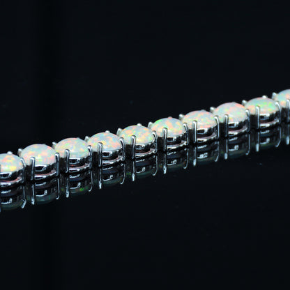 Bracciale Opale Bianco e Blu