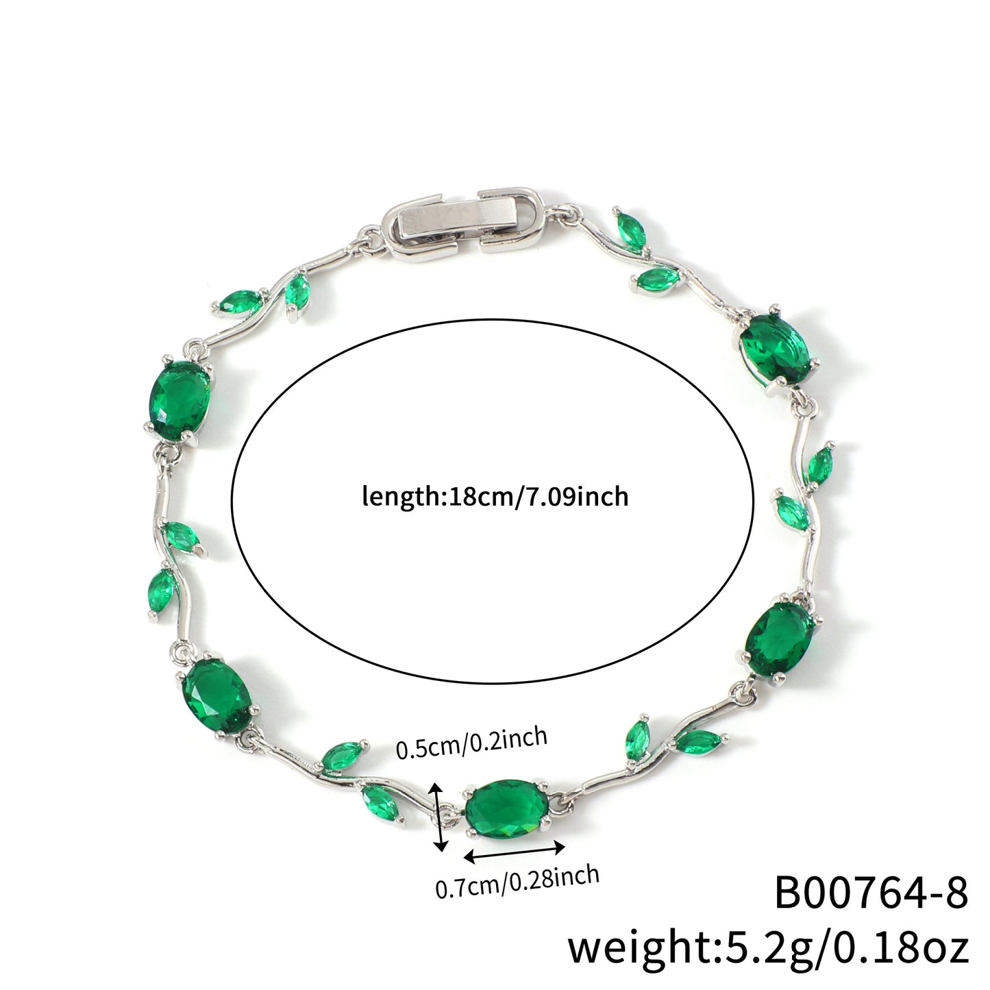 Bracciale Zircone Geometrico