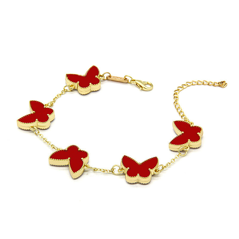 Bracciale farfalla e cuore