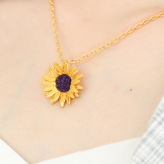 Collana Girasole oro