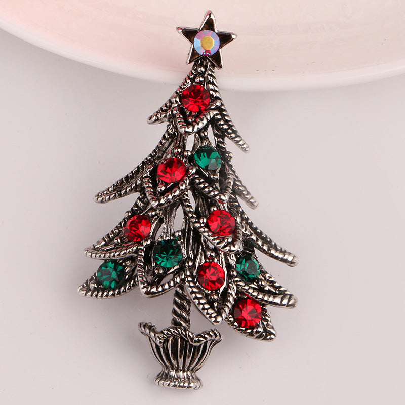 Spilla Albero Natale Retrò