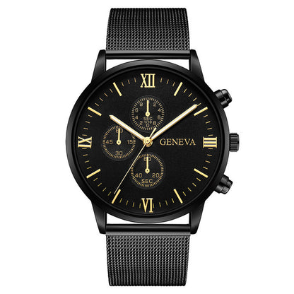 Orologio dorato da uomo