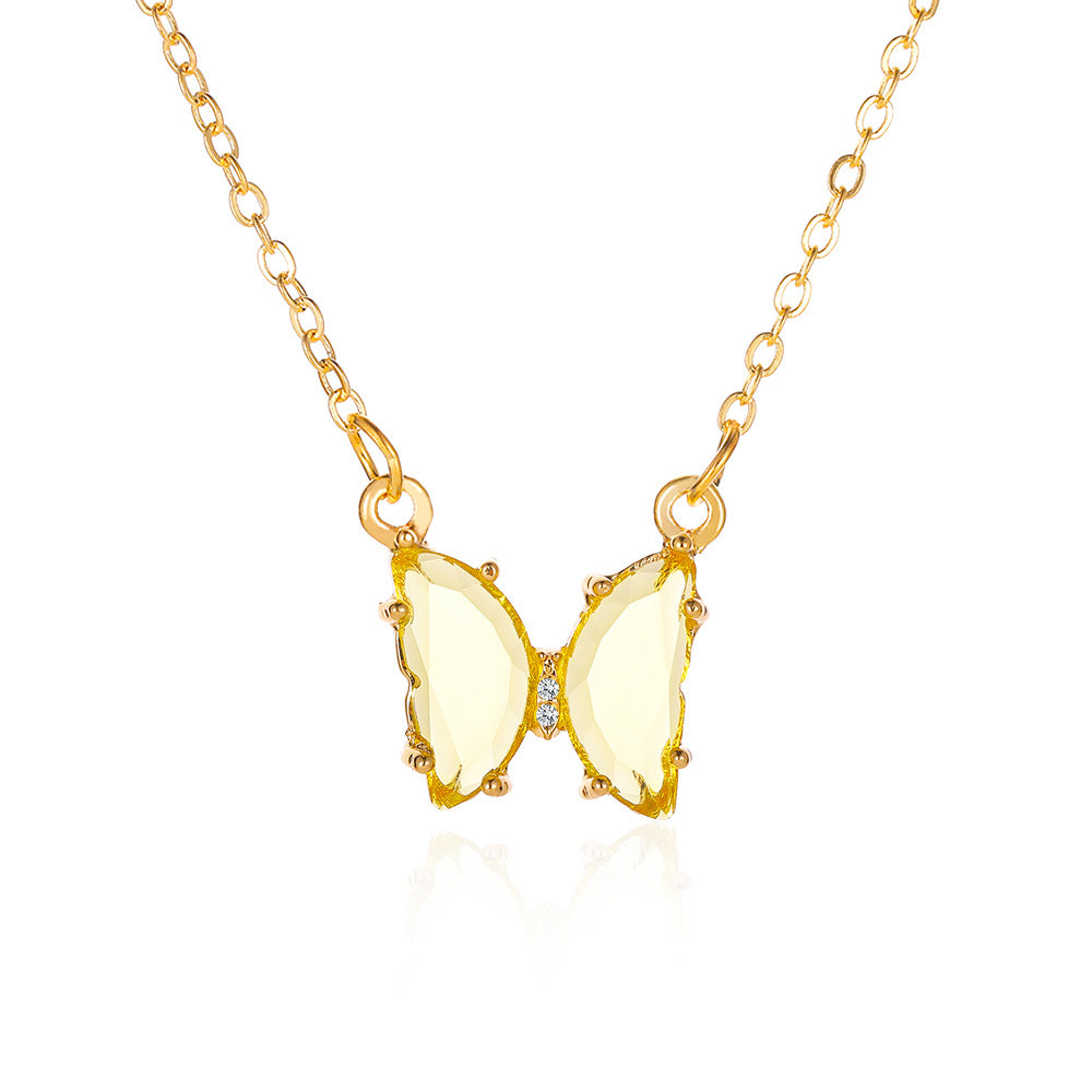 Collana farfalla cristallo da star