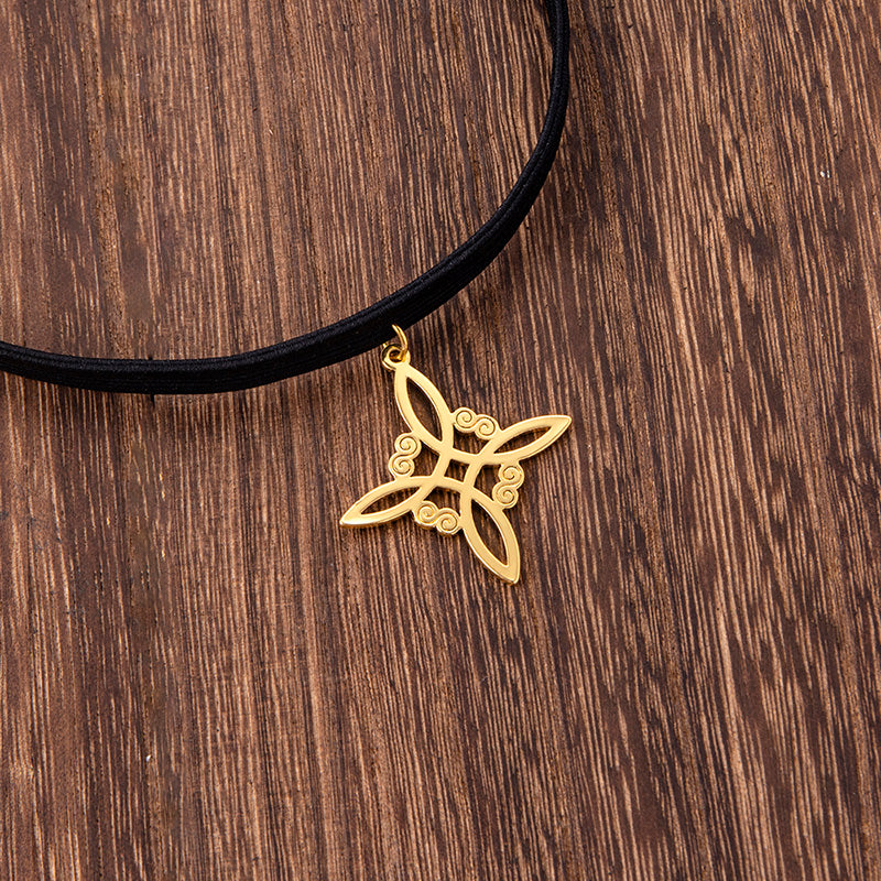 Collana choker nodo celtico