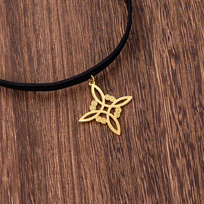Collana choker nodo celtico