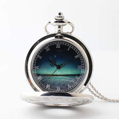 Orologio da tasca collana cielo stellato