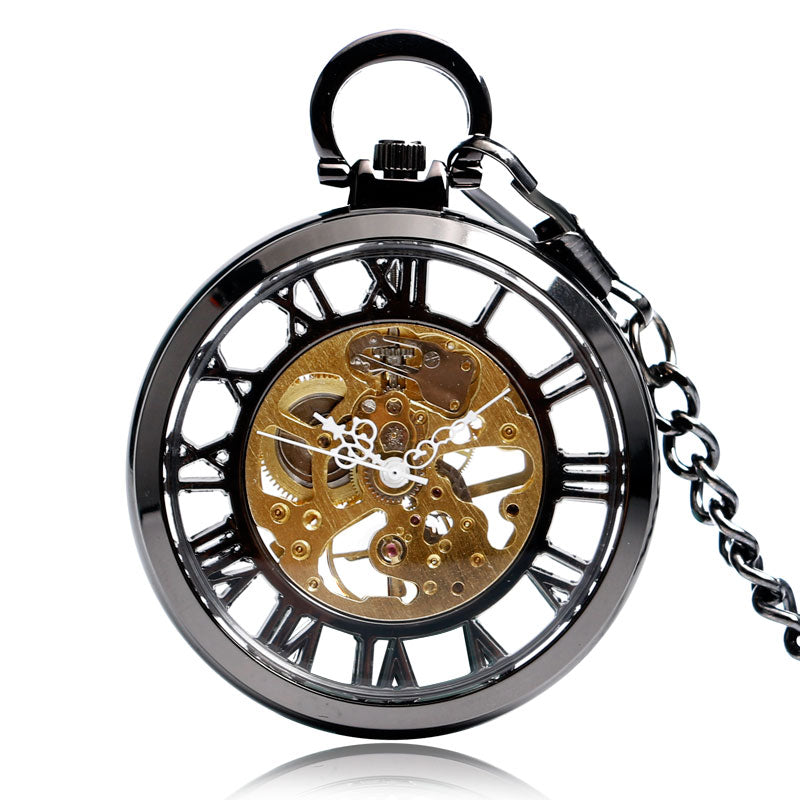 Orologio da tasca meccanico a cifre romane
