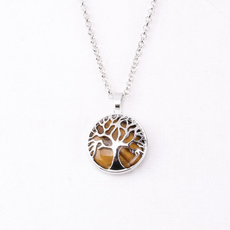 Collana albero della vita in pietra naturale