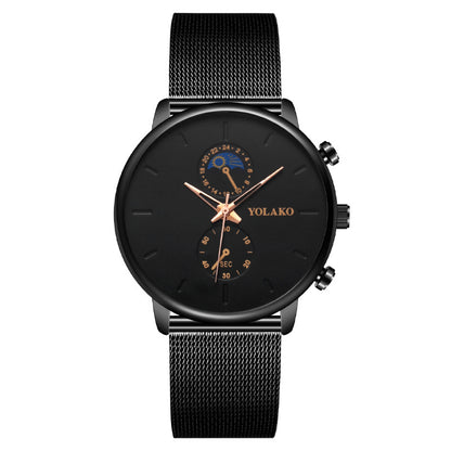 Orologio uomo fasi lunari due occhi