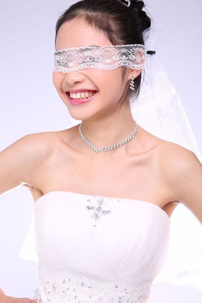 Collana strass scintillante