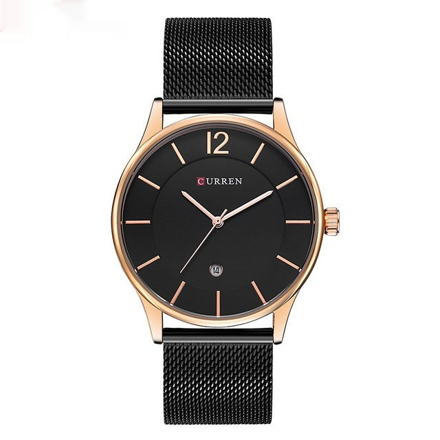 Orologio mesh quadrante grande